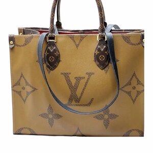 Authentic large w box LV Tan and Brown Monogram Tote I have the black one too